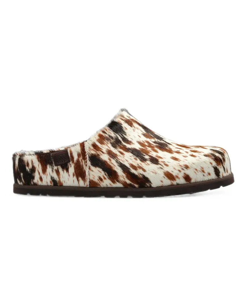 UGG Otzo Western Mules mit Animal-Print - Weiß Weiß