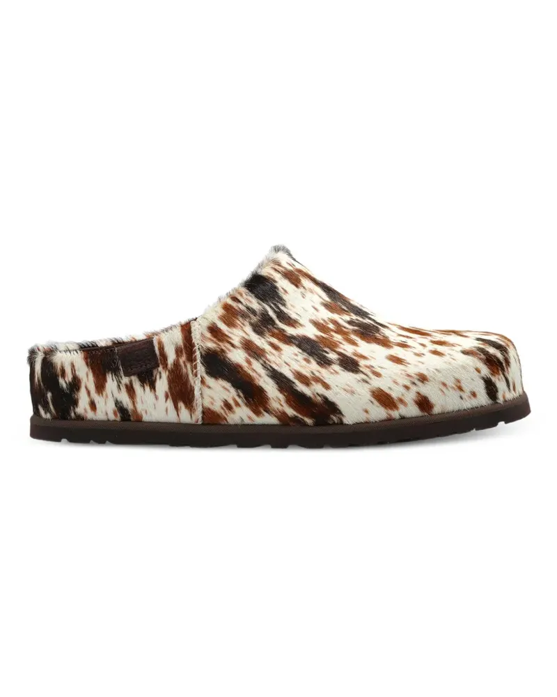 UGG Otzo Western Mules mit Animal-Print - Weiß Weiß