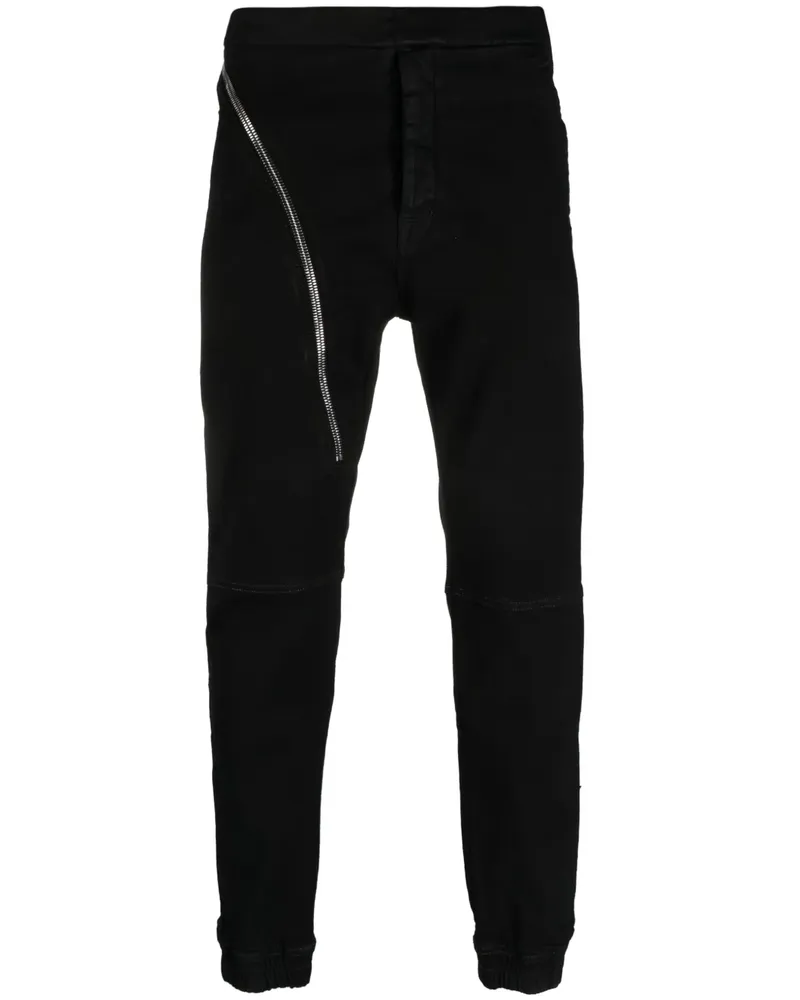 Rick Owens Schmale Jogginghose - Schwarz Schwarz