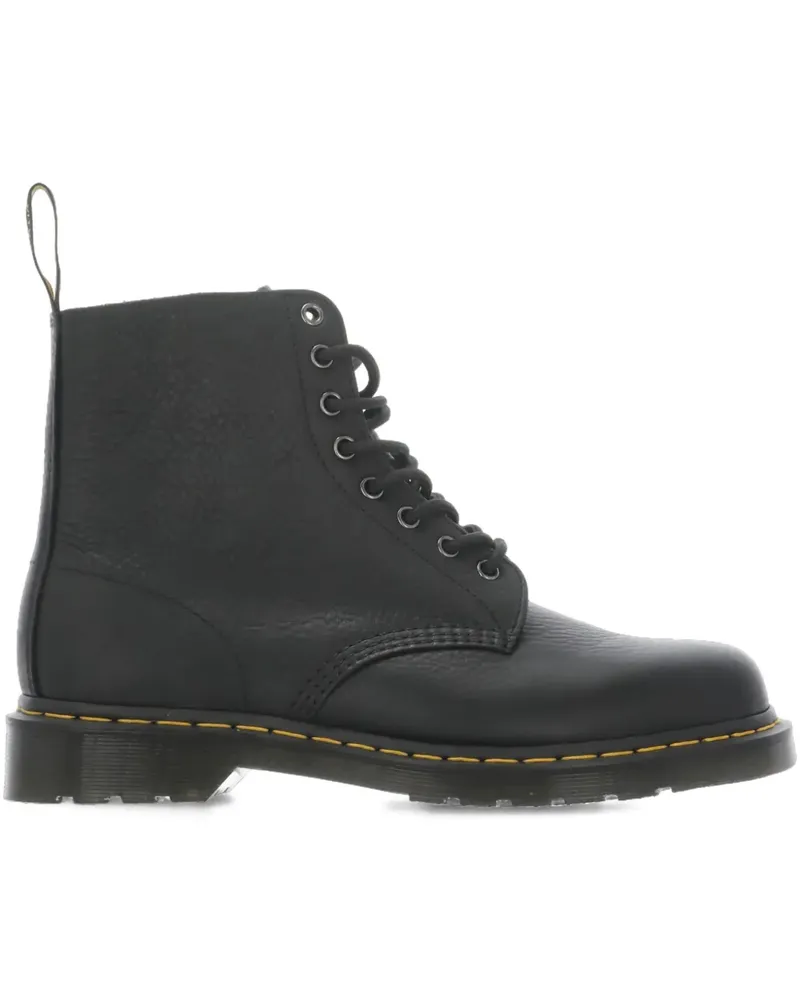 Dr.Martens lace-up biker boots - Schwarz Schwarz