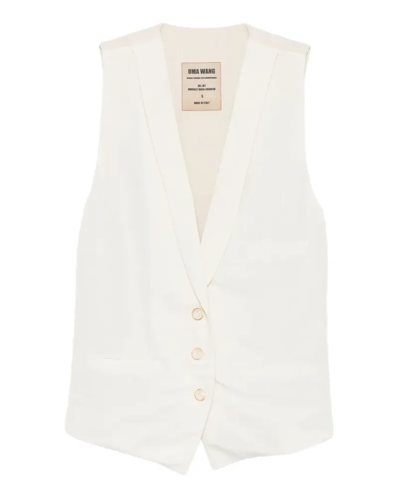 Uma Wang Jill waistcoat - Nude Nude