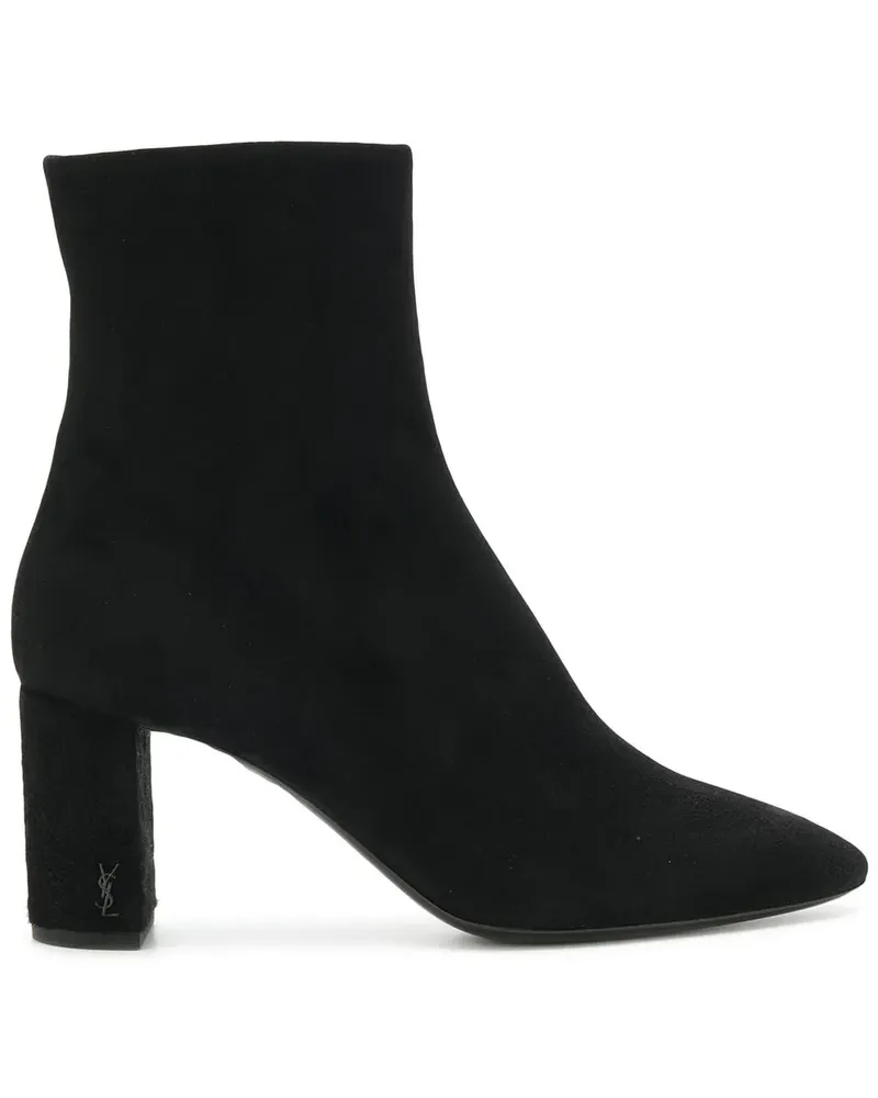 Saint Laurent Lou' Stiefeletten - Schwarz Schwarz