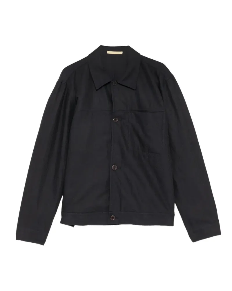 Norse Projects Arresskov twill overshirt jacket - Schwarz Schwarz