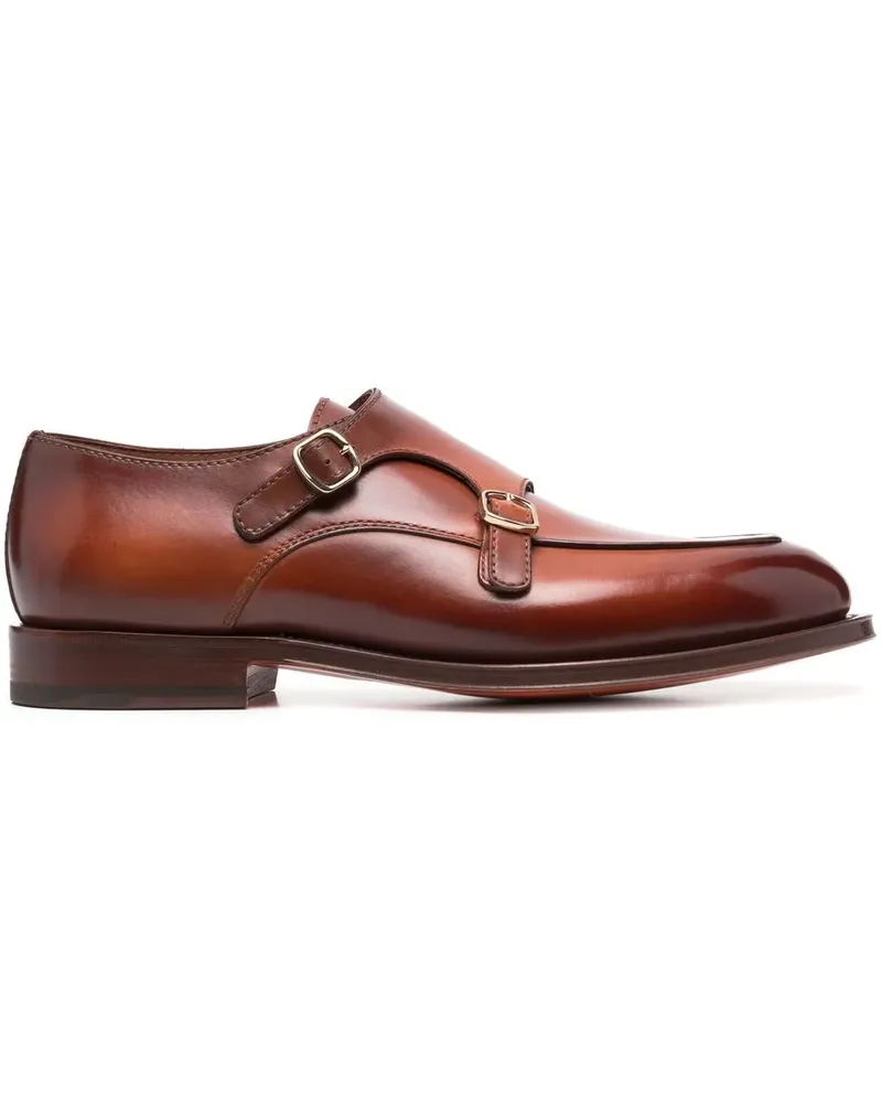 Santoni Klassische Monk-Schuhe - Braun Braun