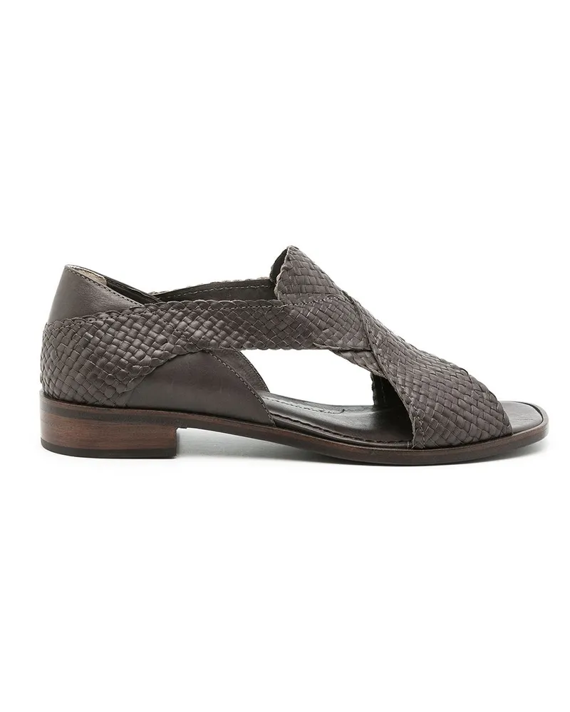 Sarah Chofakian Rasteira Greek Sandalen - Braun Braun