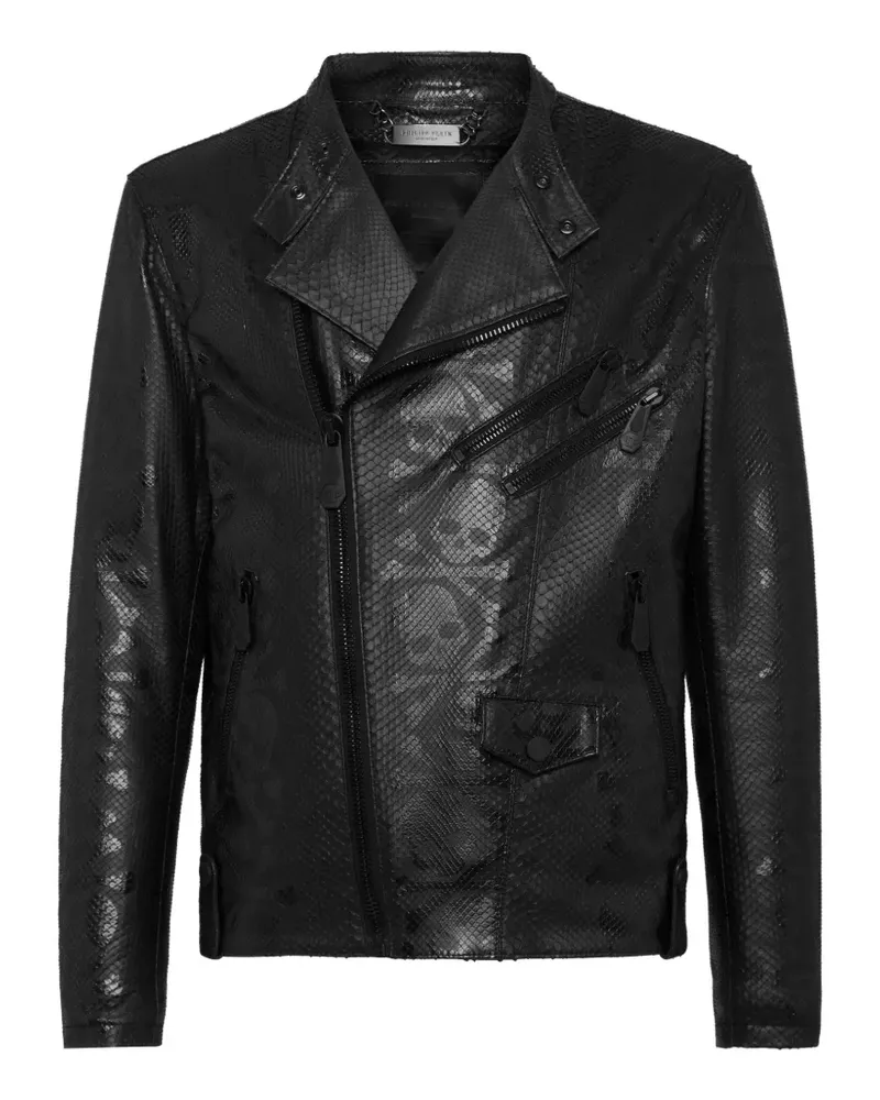 Philipp Plein skull-print jacket - Schwarz Schwarz