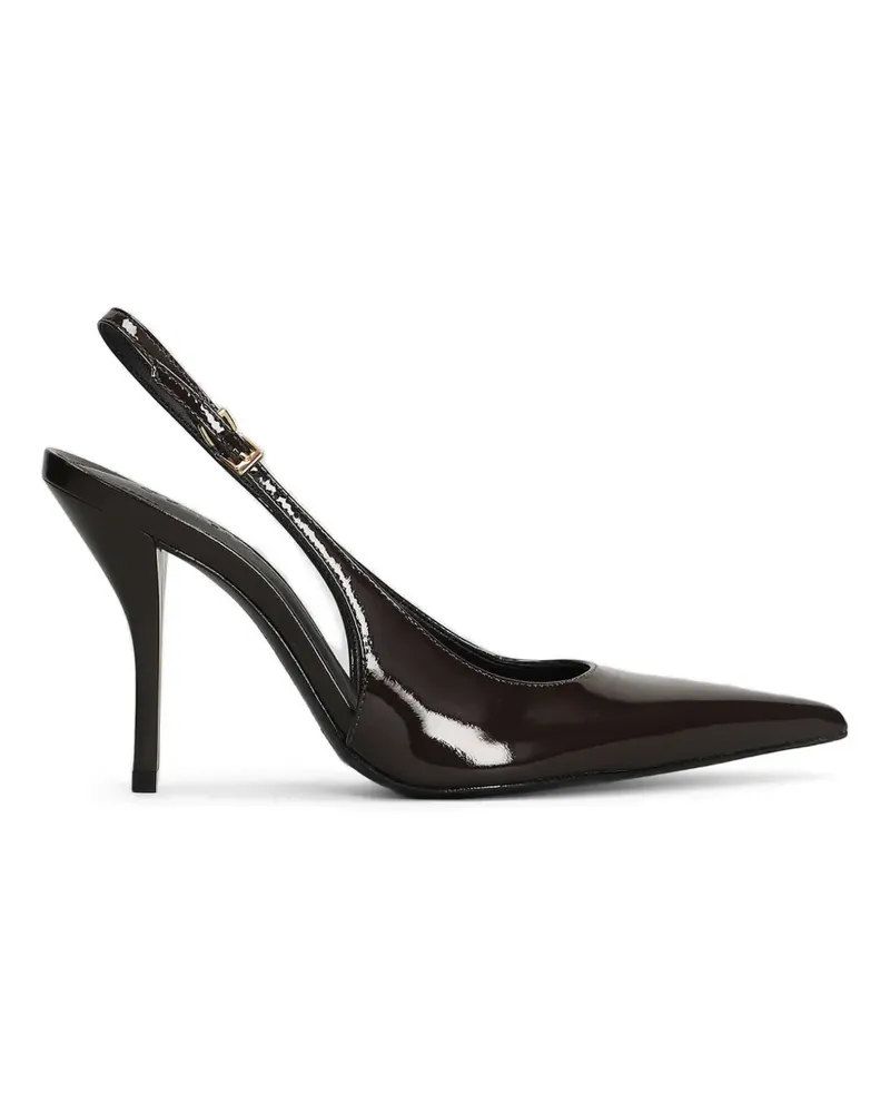 Schutz Liora Slingback-Pumps in Lackoptik - Braun Braun