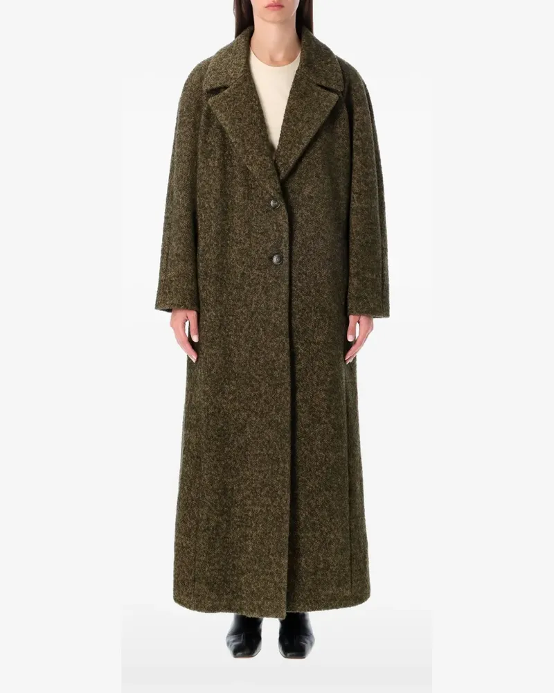 Emporio Armani Geknöpfter Mantel - Grün Grün