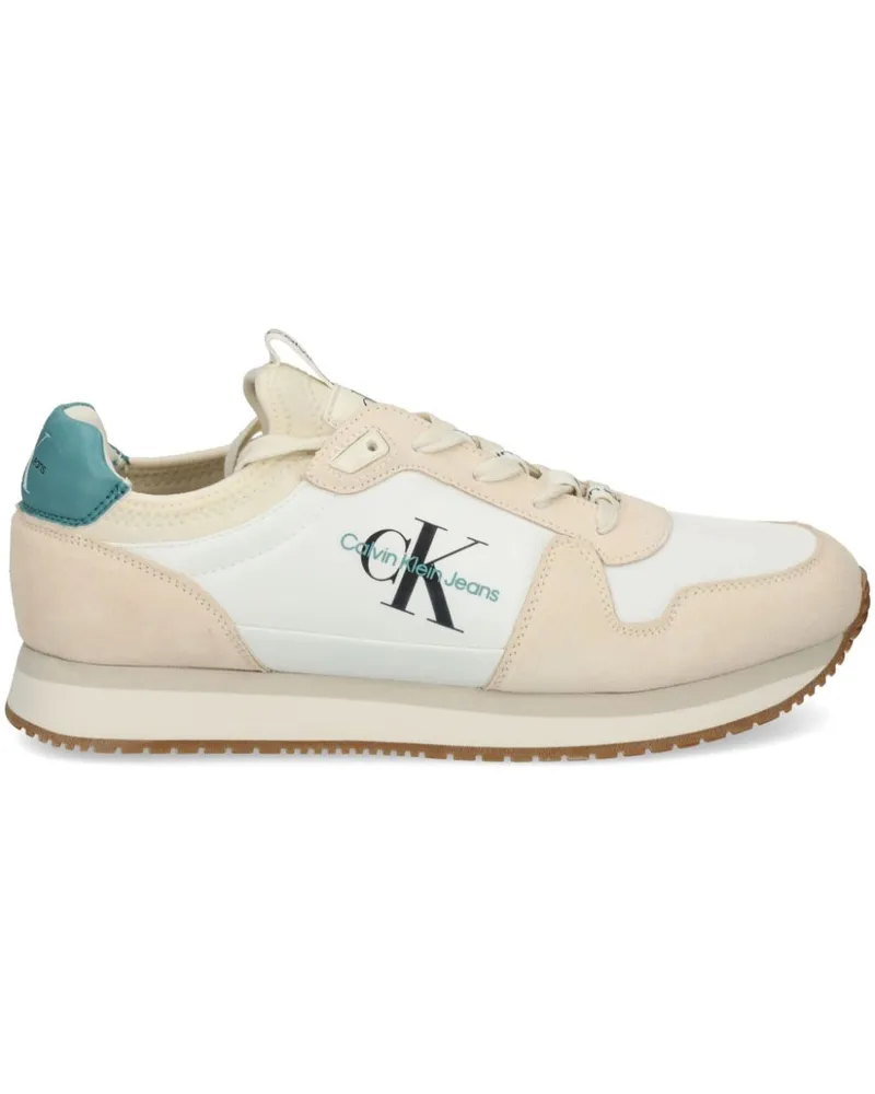 Calvin Klein Sneakers in Colour-Block-Optik Weiß