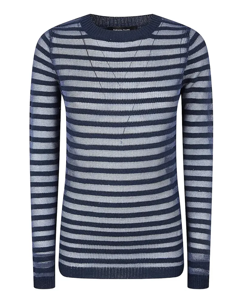 Fabiana Filippi striped sweater - Blau Blau