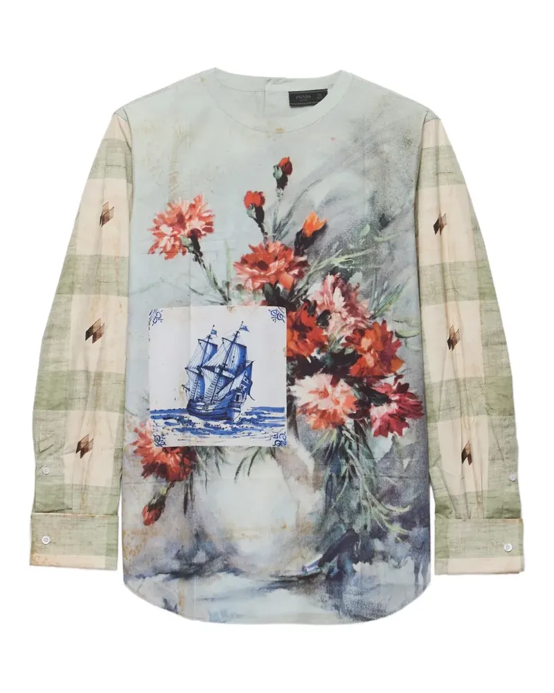 Prada Hemd mit Print - Nude Nude