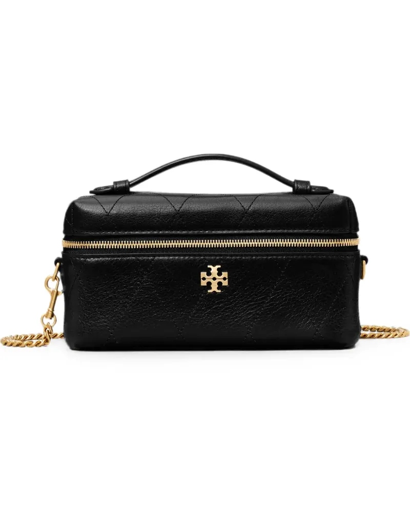 Tory Burch Charlie quilted leather mini bag - Schwarz Schwarz