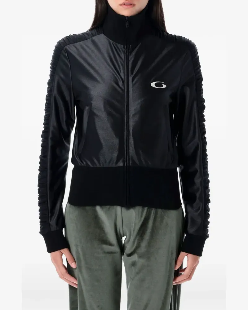 Balenciaga ruched-sleeve jacket - Schwarz Schwarz