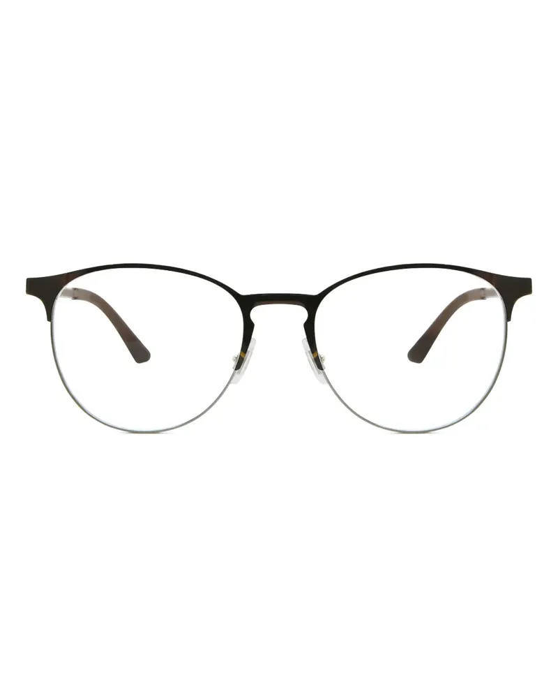 Ray Ban Brille mit rundem Gestell - Braun Braun