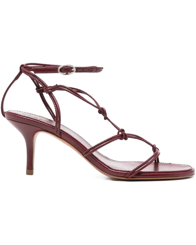 ba&sh Sandalen mit Knoten 80mm - Rot Rot