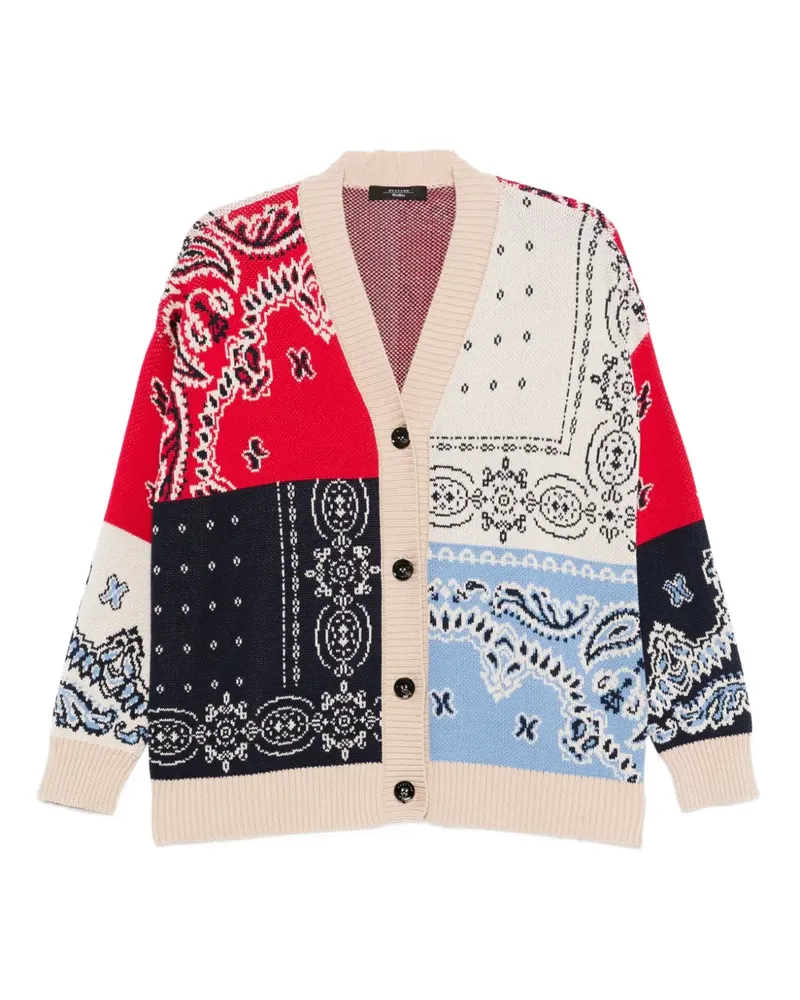 Max Mara Cardigan mit Paisleymuster - Nude Nude