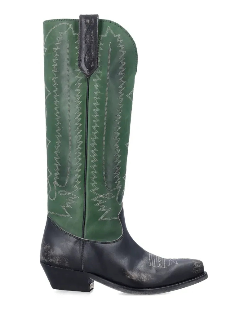 Golden Goose Wish Star leather boots - Grün Grün