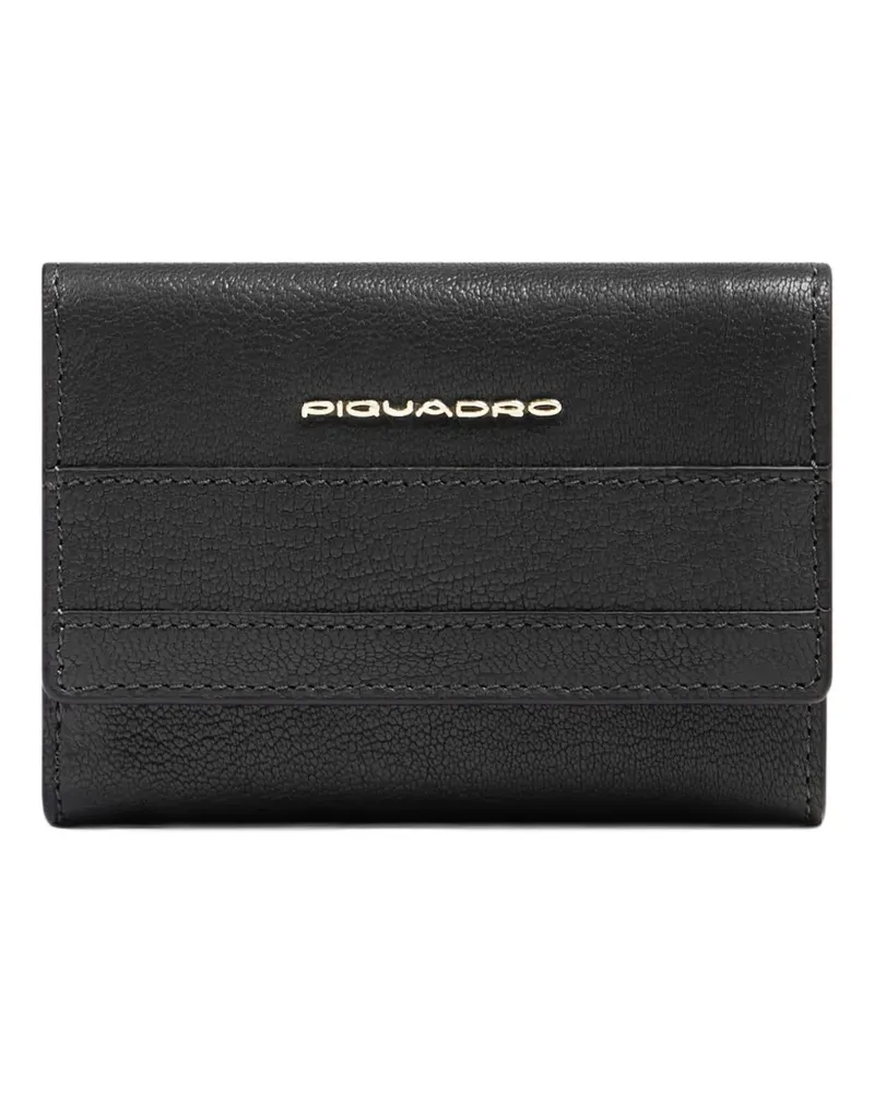 Piquadro leather wallet - Schwarz Schwarz