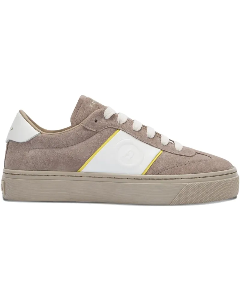 Furla Enjoy Sneakers mit Logo - Nude Nude
