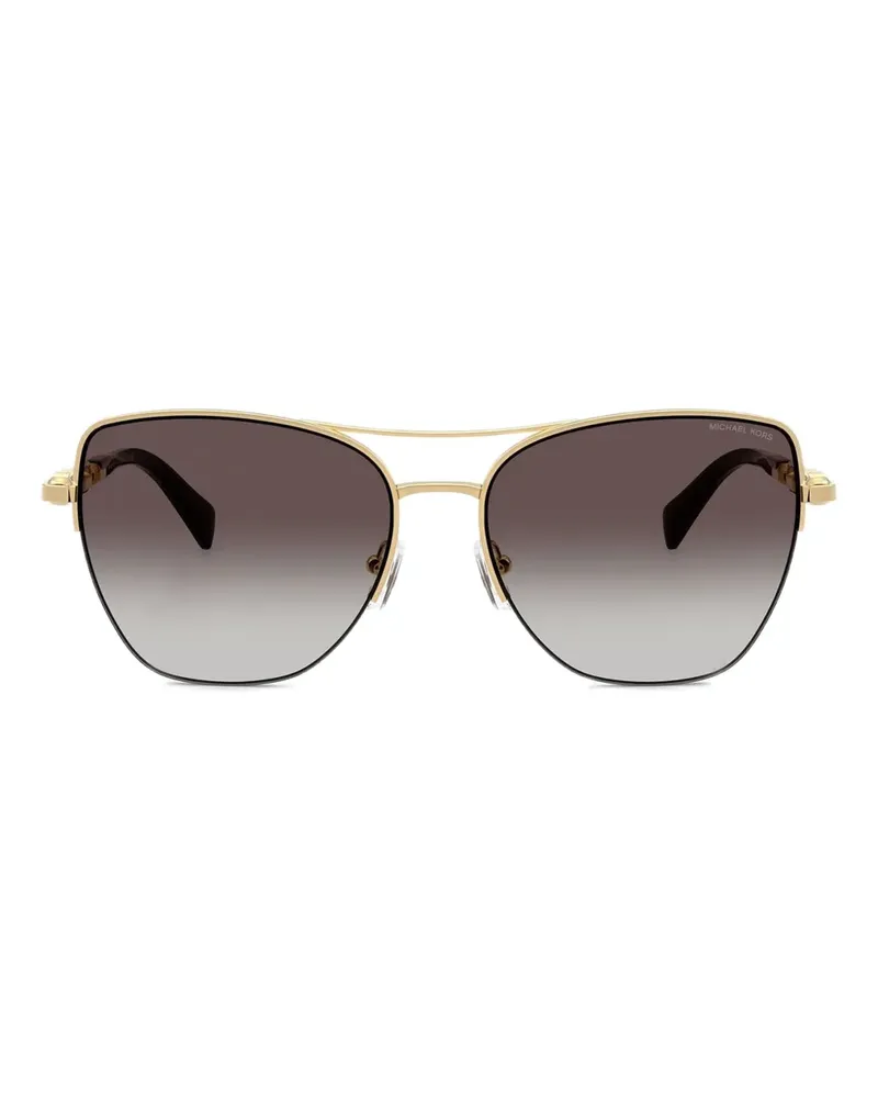Michael Kors Sonnenbrille mit Kettendetail - Gold Gold