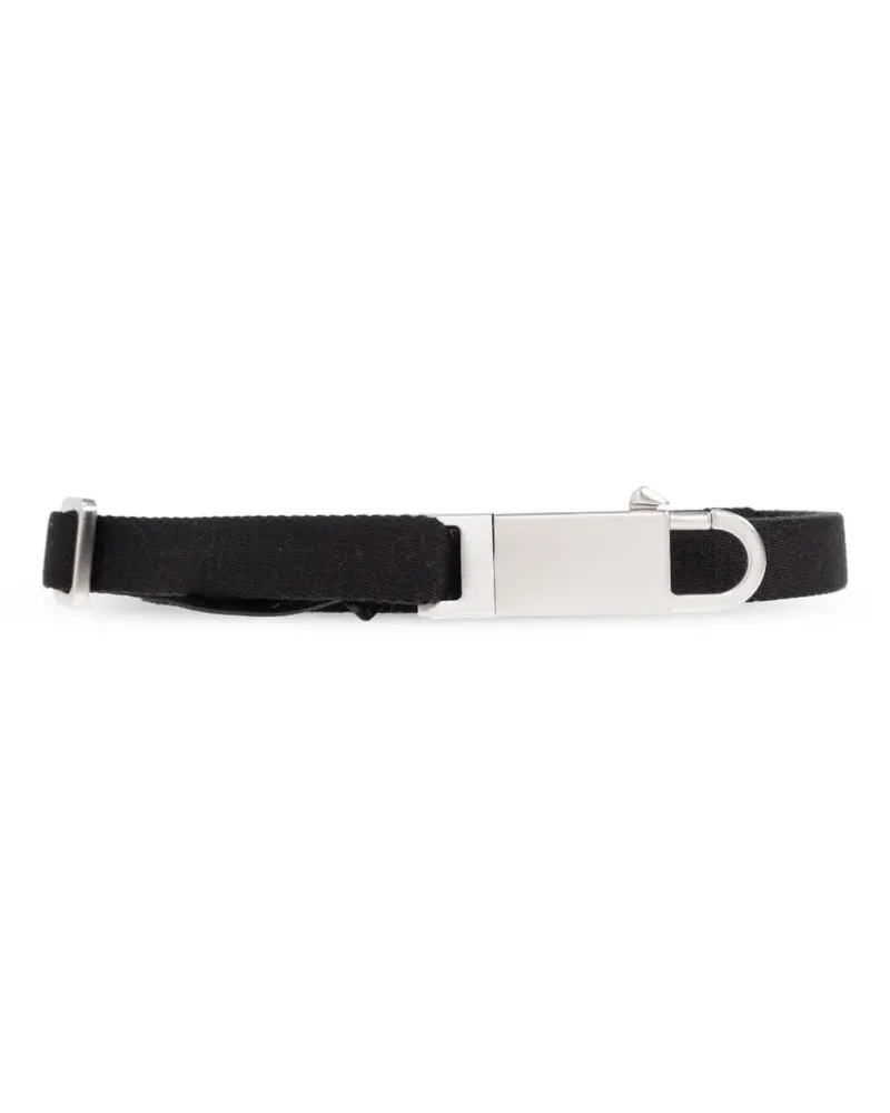 Rick Owens Gürtel aus Baumwolle - Schwarz Schwarz