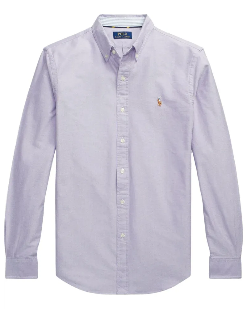 Ralph Lauren Hemd mit Polo Pony-Stickerei - Violett Violett