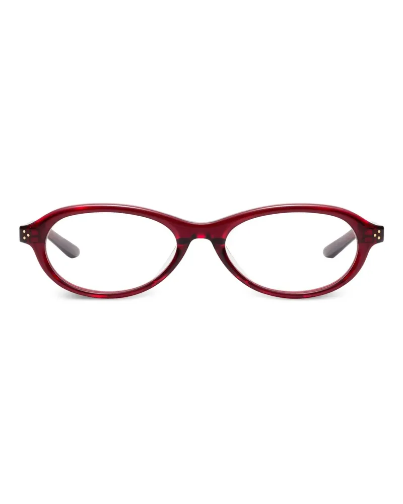 Gentle Monster Brille mit ovalem Gestell - Rot Rot