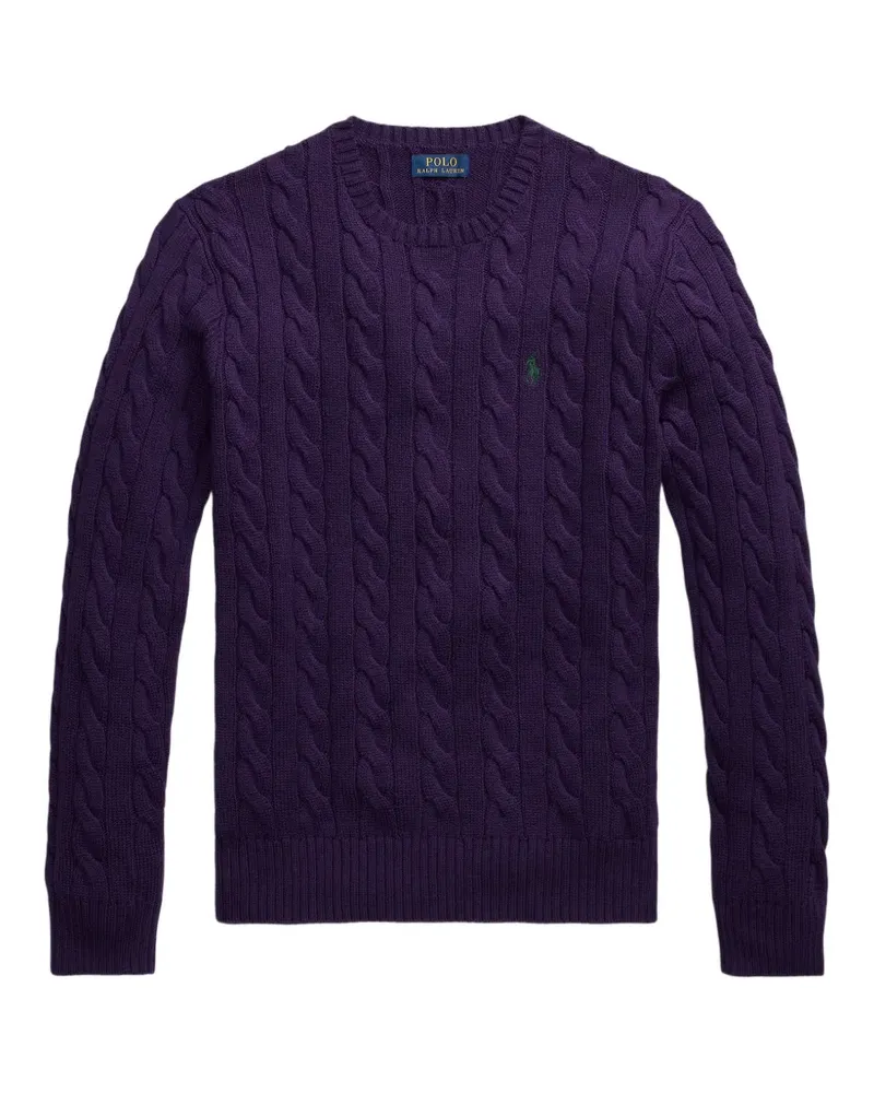 Ralph Lauren Pullover mit Zopfmuster - Violett Violett