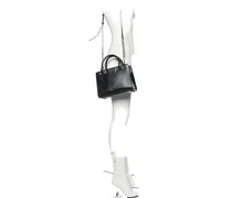 Shopper aus Saffiano-Leder - Schwarz