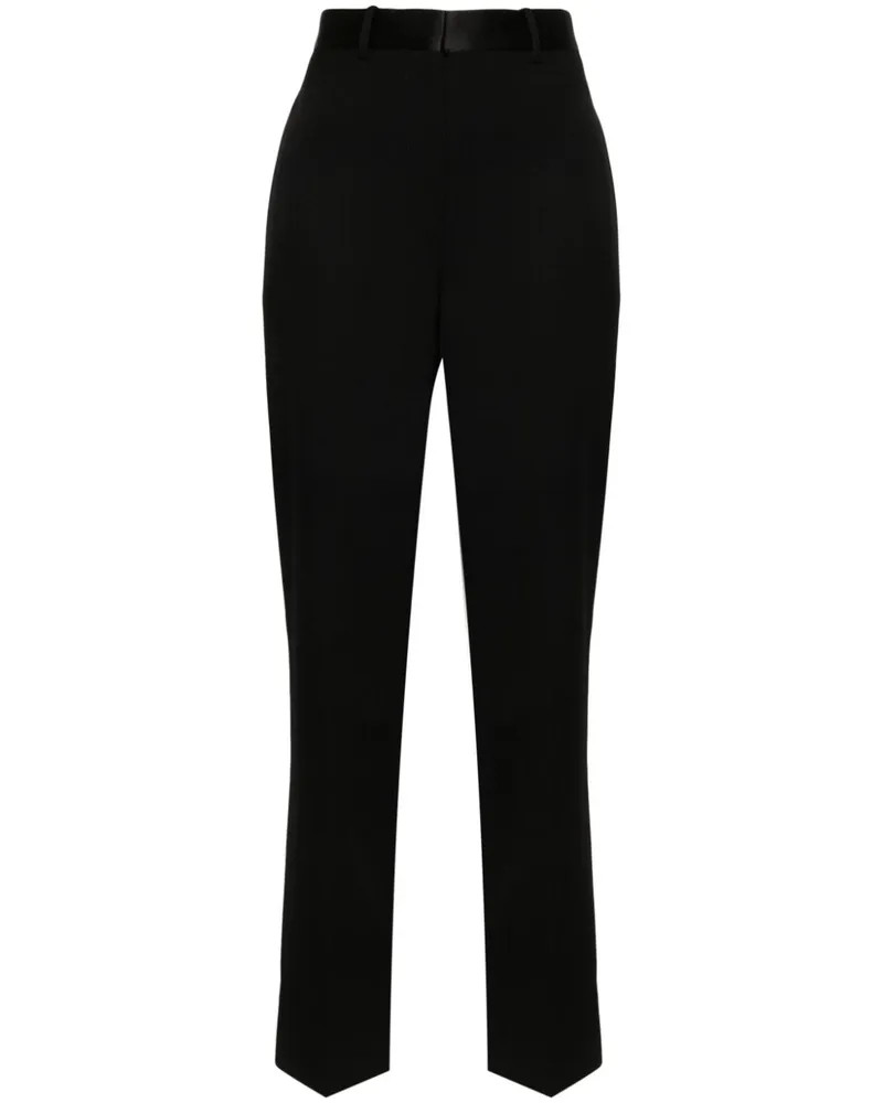 Victoria Beckham Gerade High-Waist-Hose - Schwarz Schwarz