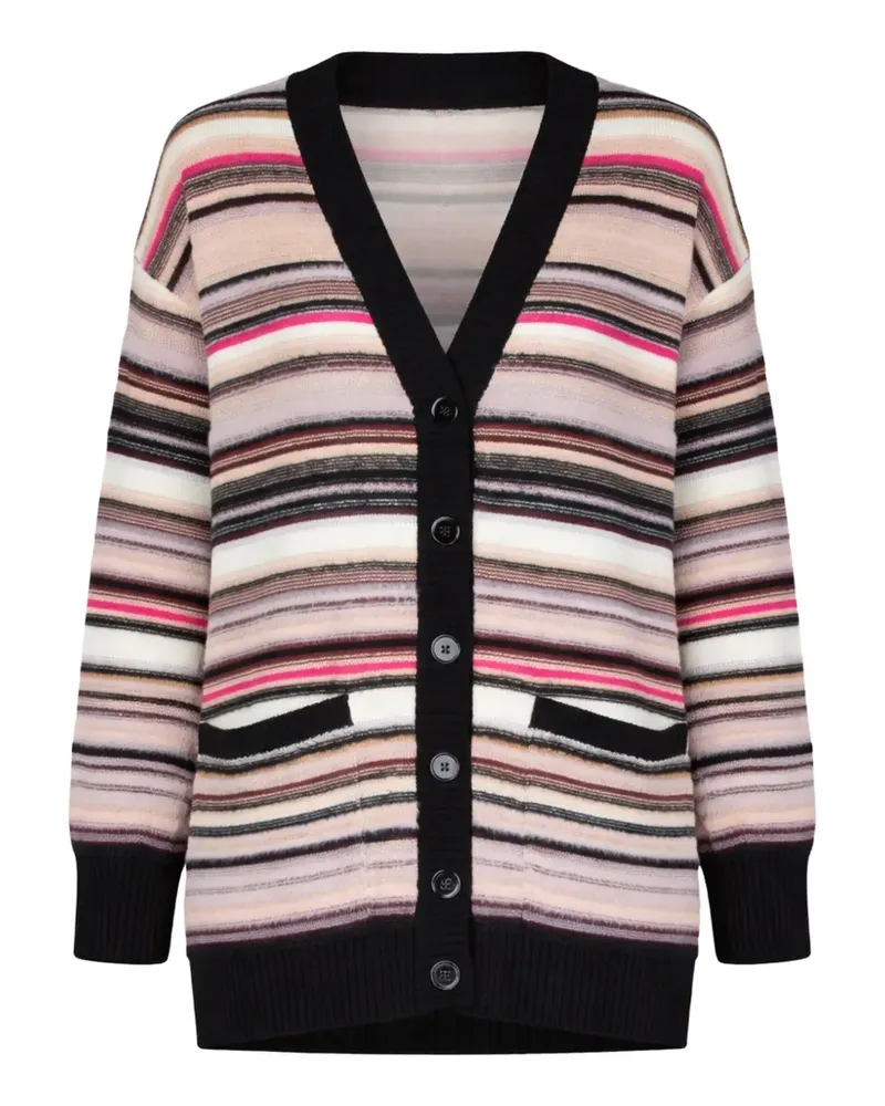 Missoni Cardigan mit gestreiften Taschen - Schwarz Schwarz