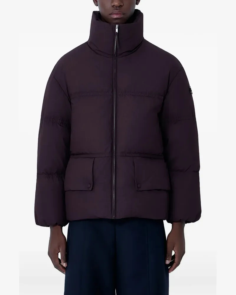Moncler x Jil Sander logo padded jacket - Violett Violett