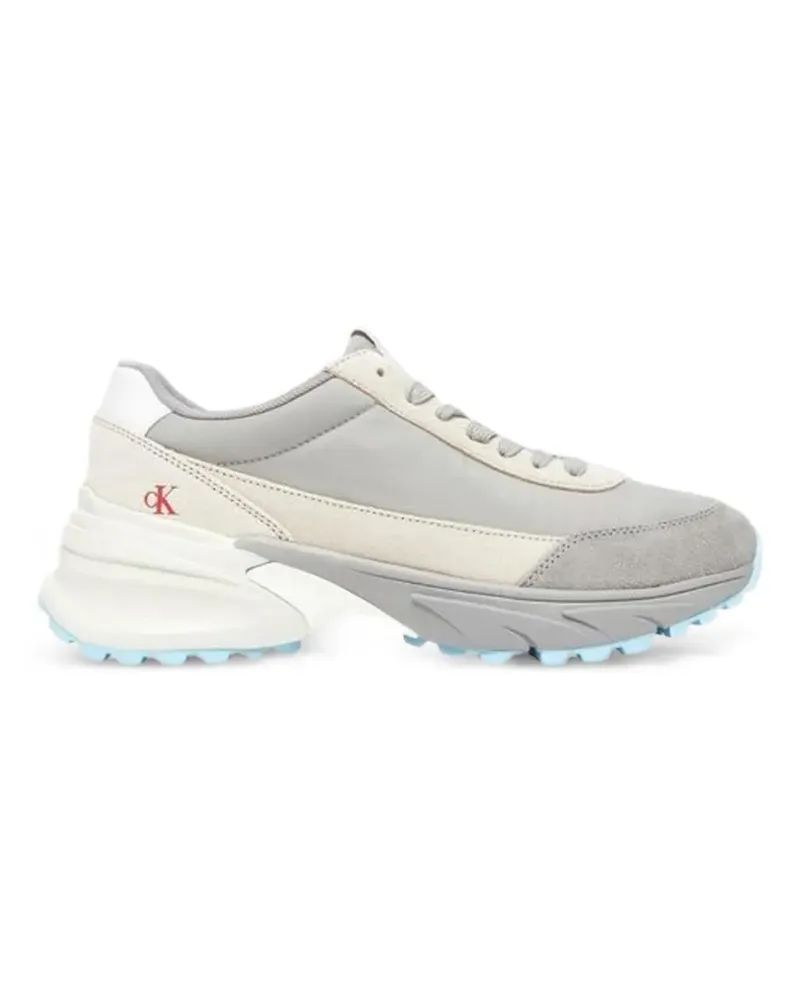 Calvin Klein Hike Runner Sneakers mit Wildledereinsätzen - Grau Grau
