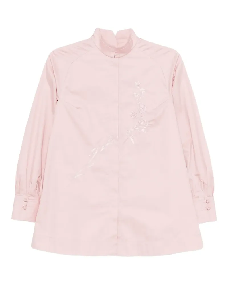 SHIATZY CHEN Hemd mit Scape-of-Curve-Stickerei - Rosa Rosa