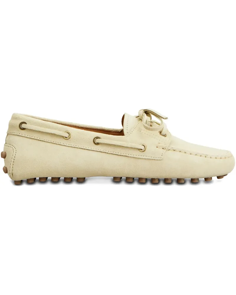 TOD'S Boat Loafer mit Schnürung - Nude Nude