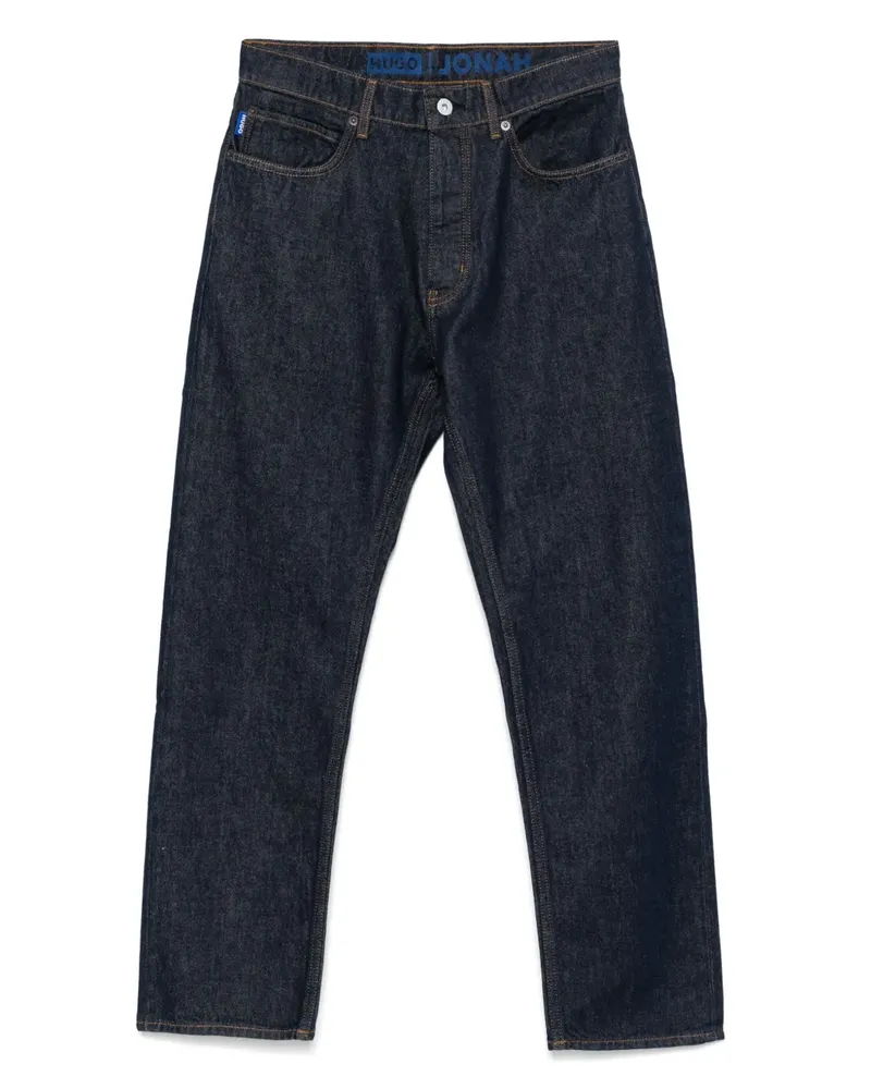 HUGO BOSS Jeans mit geradem Bein - Blau Blau