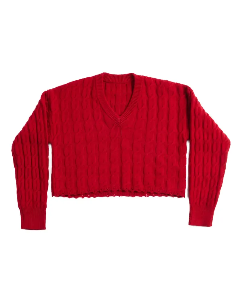 Fortela cable knit knitwear - Rot Rot