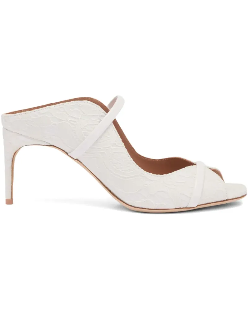 Malone Souliers Noah Sandalen mit Spitzendetail 70mm - Weiß Weiß