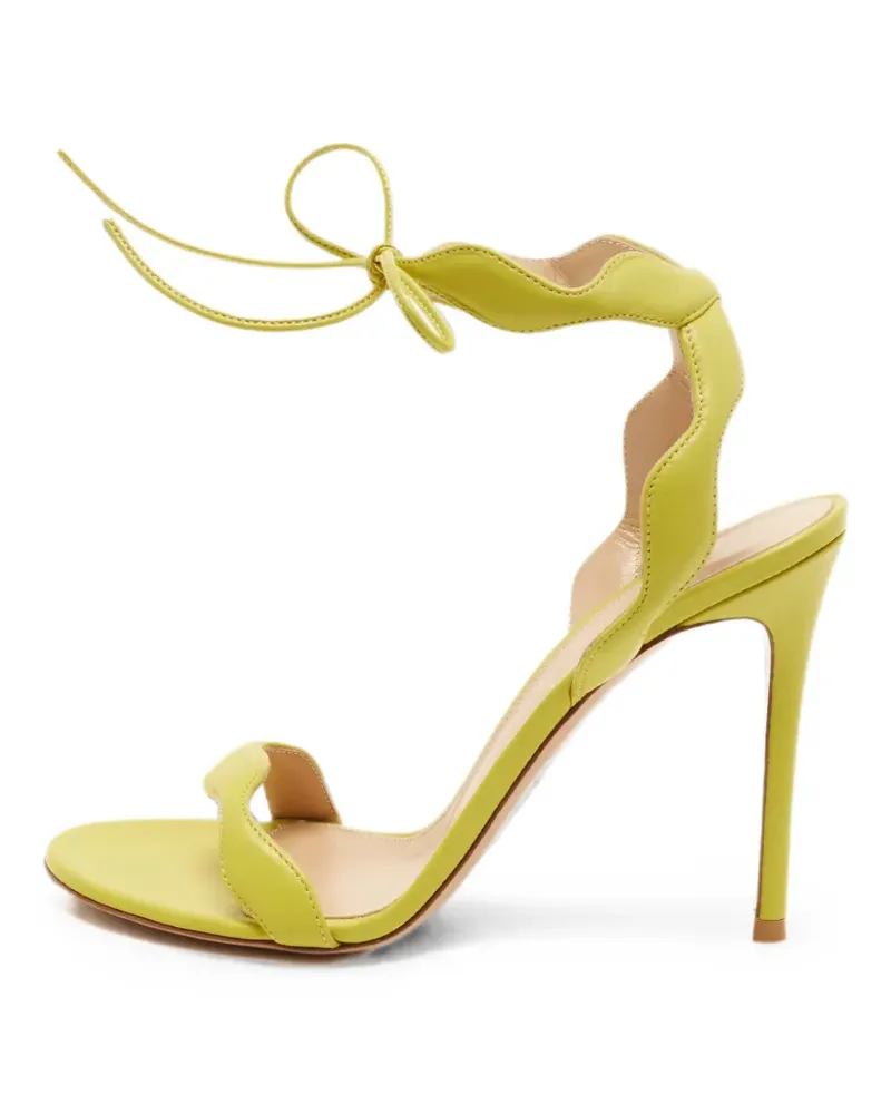 Gianvito Rossi Wavy Sandalen mit Knöchelband - Grün Grün
