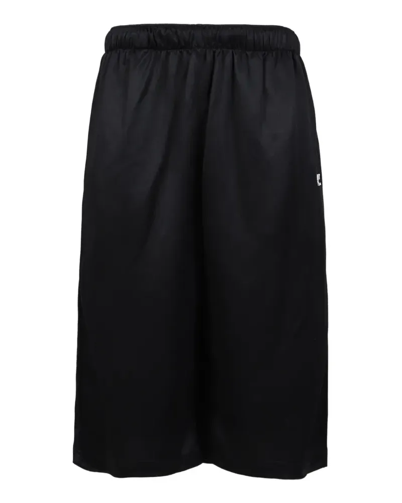 Courrèges Jersey-Shorts mit Rückeneinsatz - Schwarz Schwarz