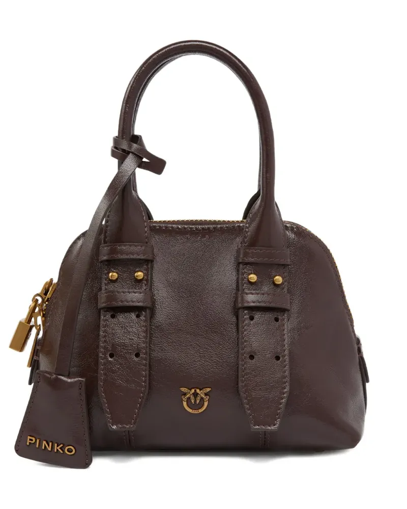 Pinko Handtasche aus Leder - Braun Braun