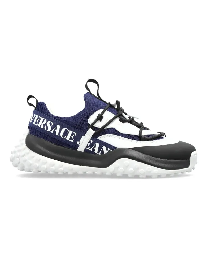 Versace Jeans logo-ptint sneakers - Weiß Weiß