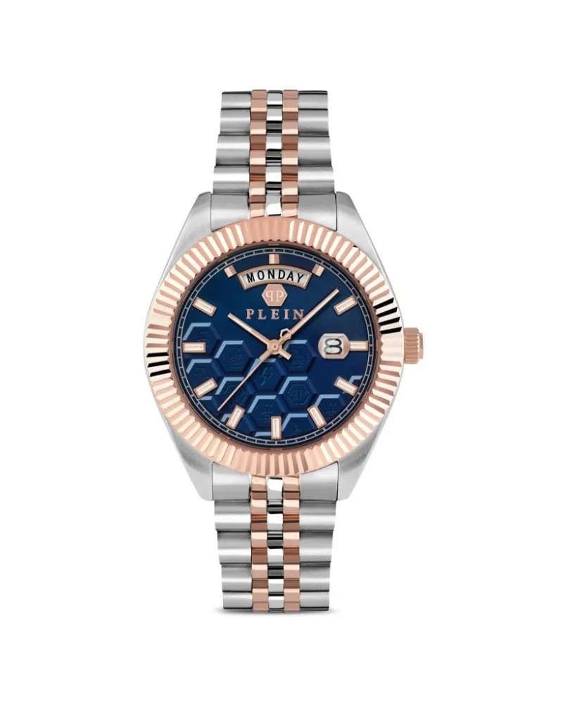 Philipp Plein Date Superlative Gent 42mm - Blau Blau