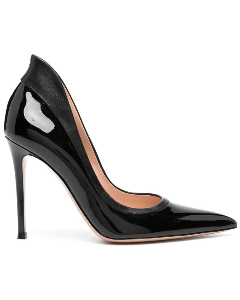 Gianvito Rossi Pumps 100mm - Schwarz Schwarz