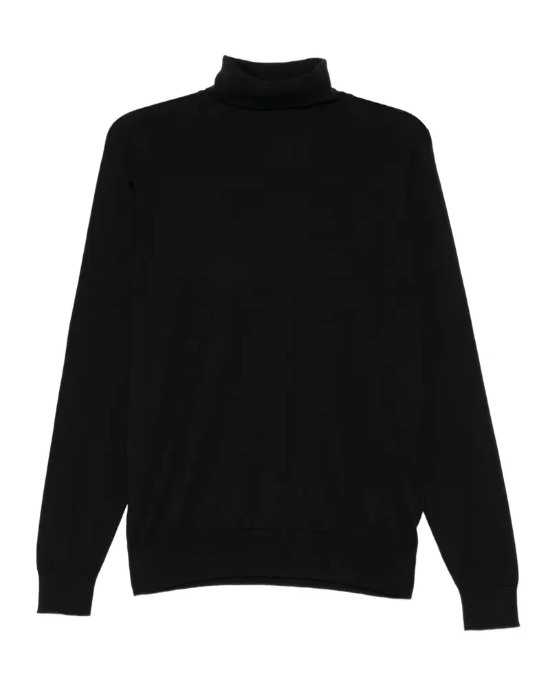 John Smedley Harvey top - Schwarz Schwarz