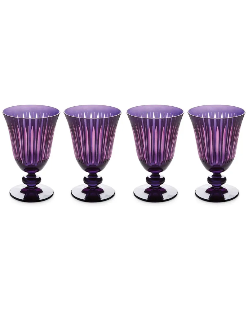 L’OBJET Prism Weingläser (4er-Set) - Violett Violett