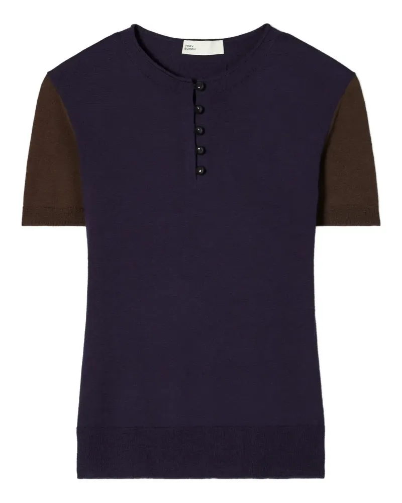 Tory Burch Kurzärmeliges Hemd - Blau Blau
