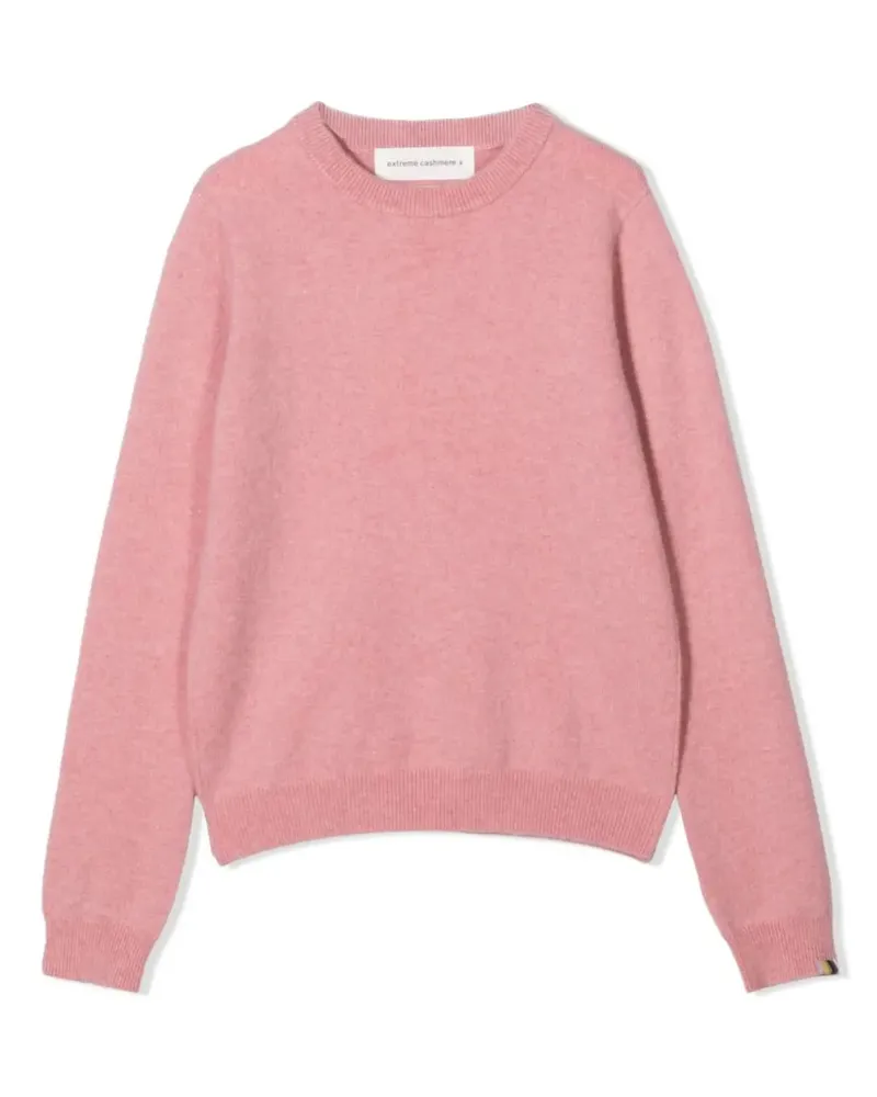 extreme cashmere Gerippter Pullover - Rosa Rosa