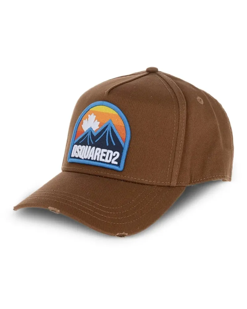 Dsquared2 Canadian patch baseball cap - Braun Braun