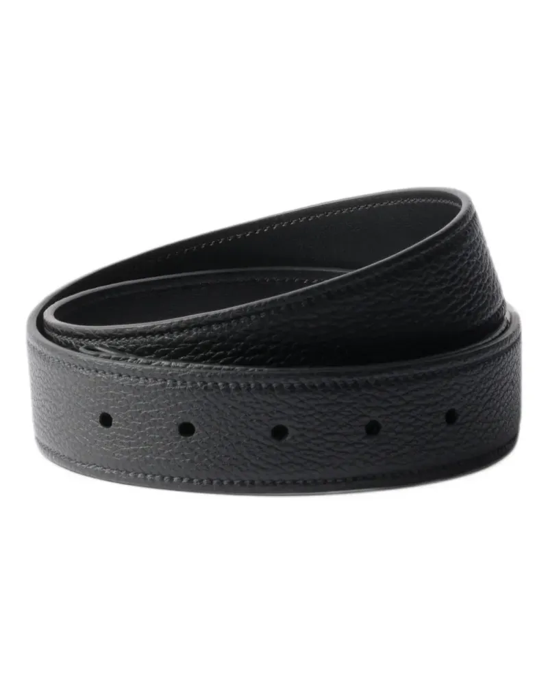 Prada Gürtelriemen aus Leder - Custom Belts - Schwarz Schwarz